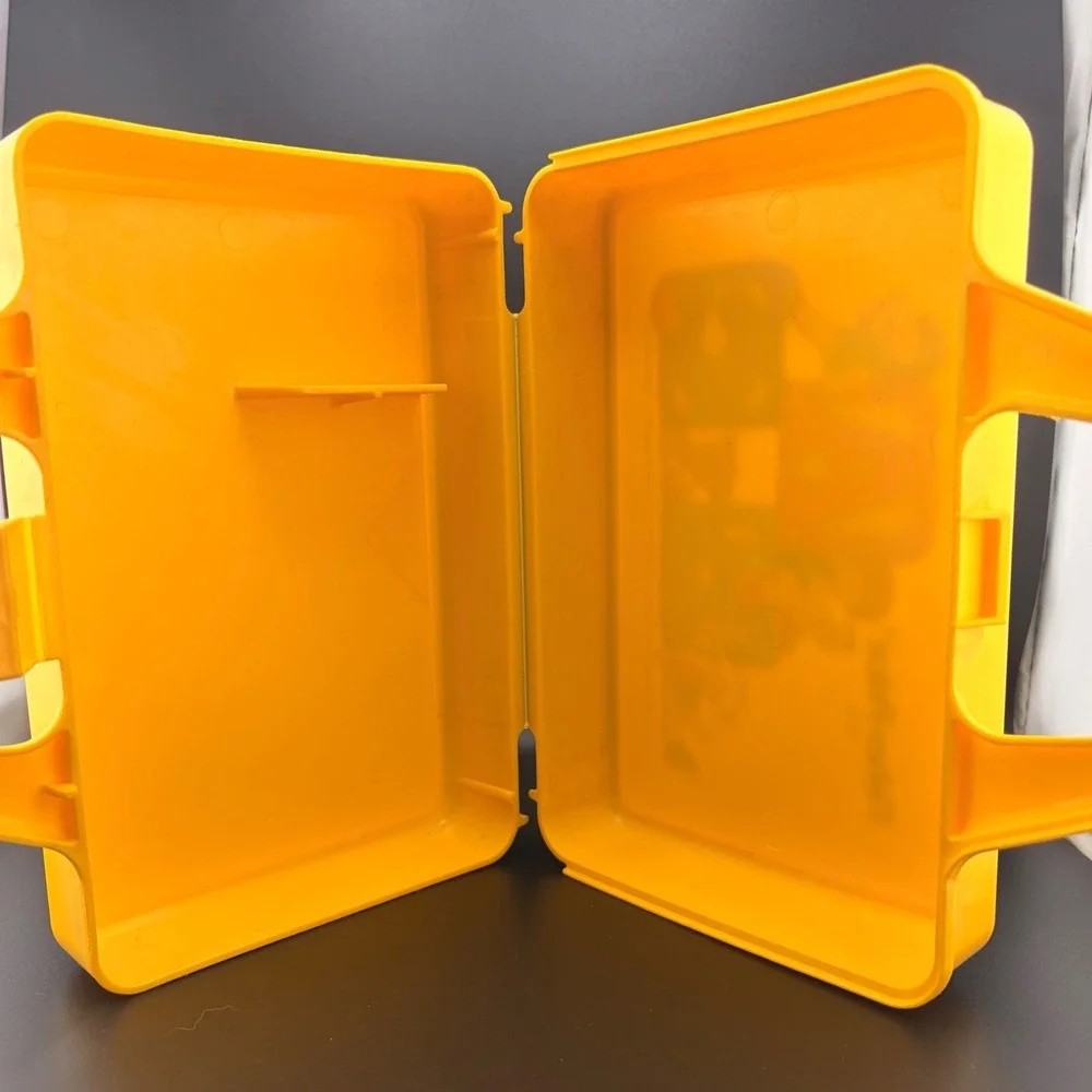 Fisher-Price‎ Vintage 1979 ABC Lunch Box Yellow Retro Kidcore 70s Storage Case